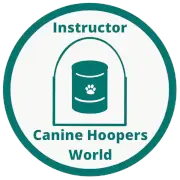 Canine Hoopers World certification badge